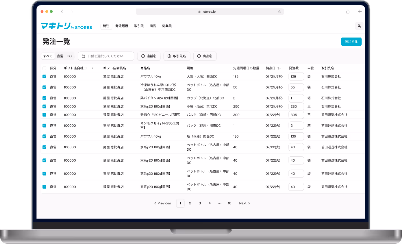 マキトリ発注のキービジュアル