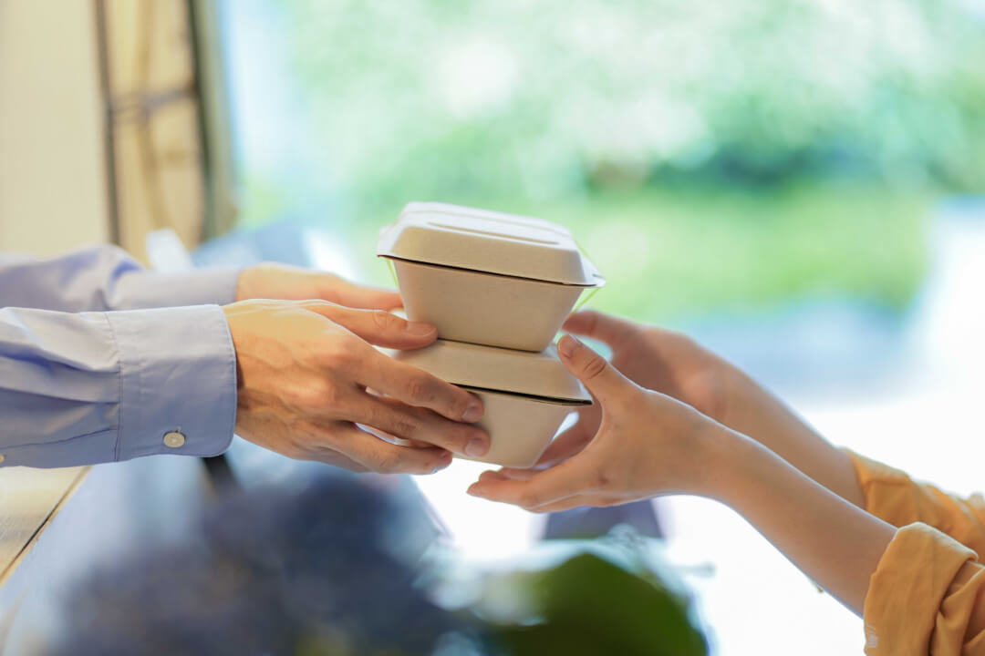 テイクアウトオーダー（店外注文）のイメージ写真