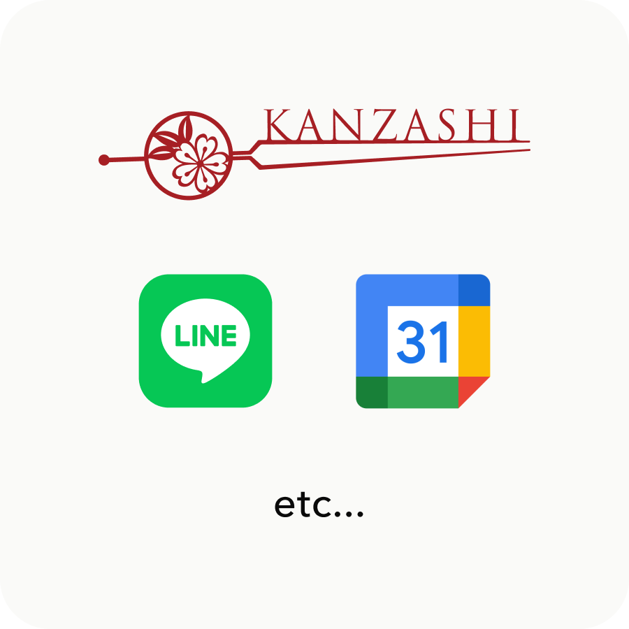さまざまな外部システムと連携できる