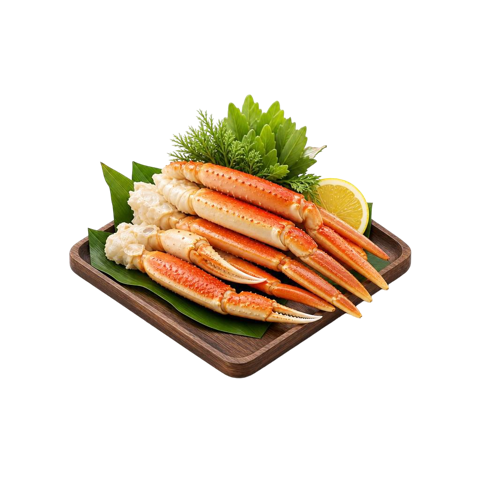 カニなど魚介ギフトの3Dイラスト